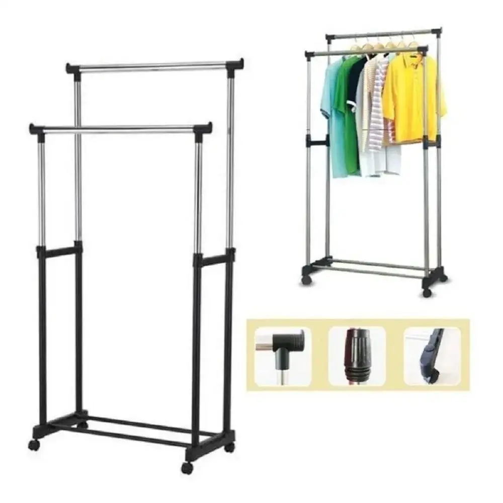 TENDEDERO DE ROPA DOBLE POLE