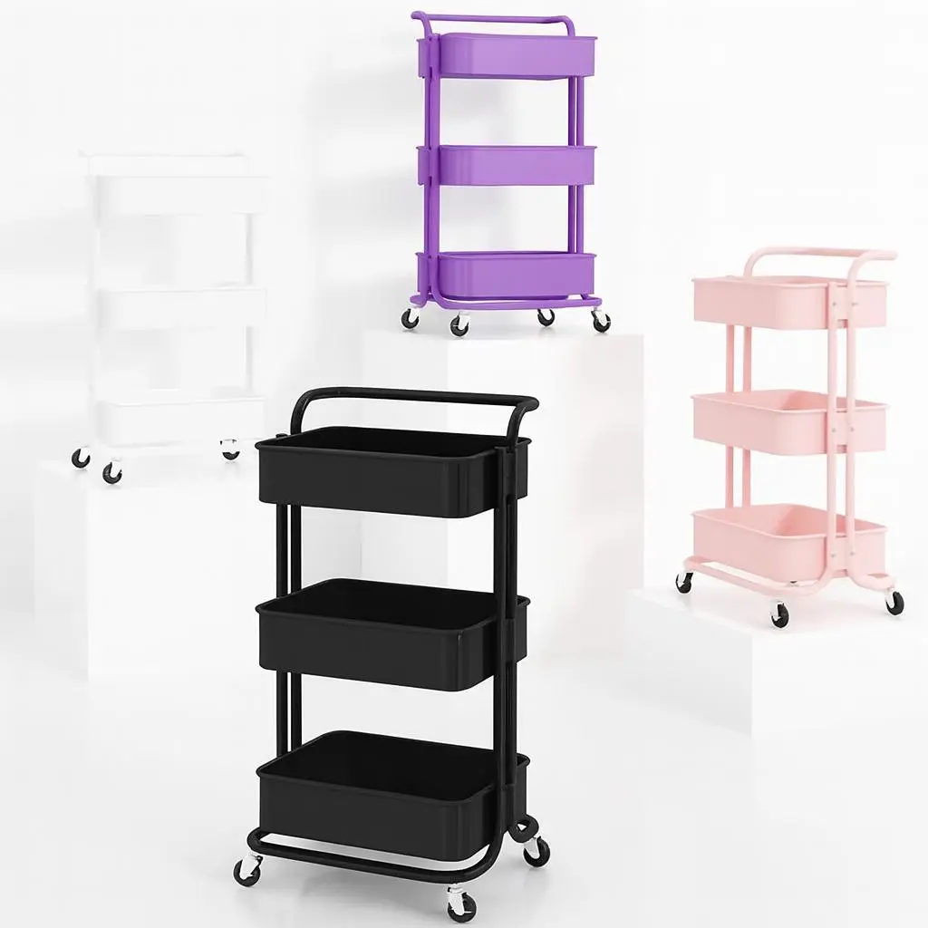 CARRO 3 NIVELES METALICO