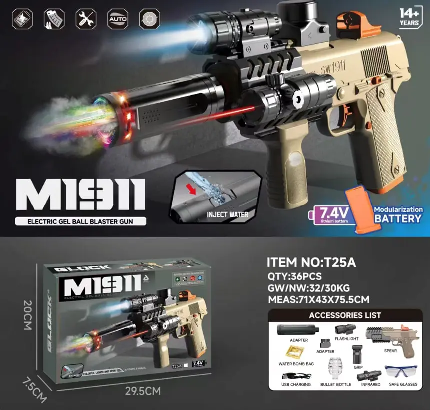 PISTOLA HIDROGEL T25
