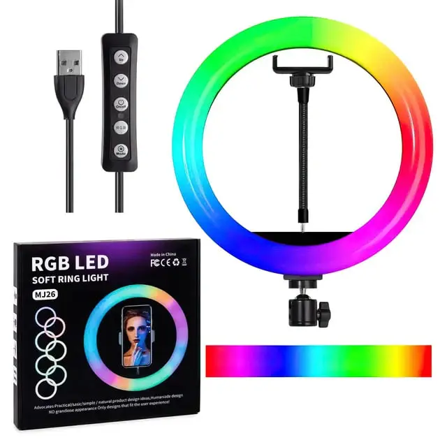 ARO DE LUZ RGB 26CM