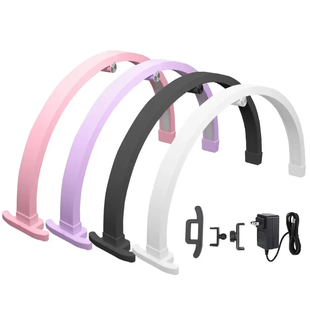 LAMPARA LED MEDIA LUNA PLEGABLE