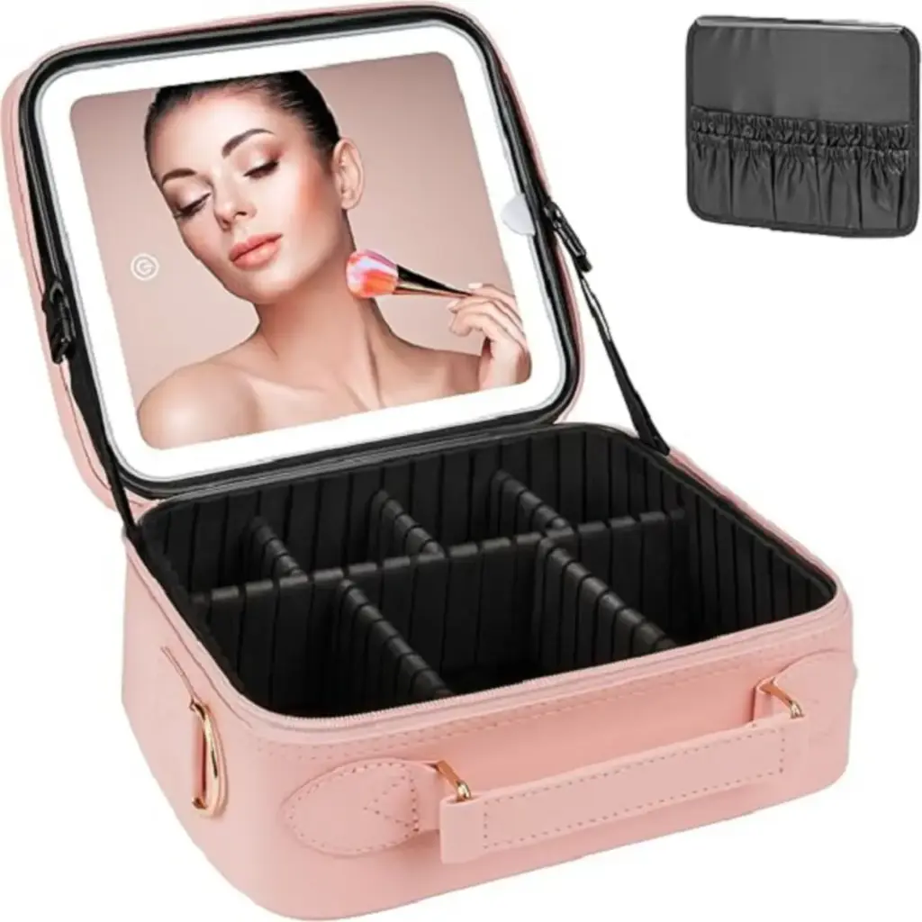 COSMETIQUERA CON ESPEJO PEQUEÑA