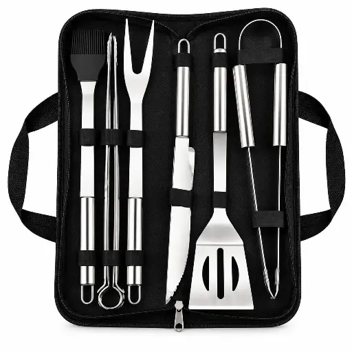 [583] KIT UTENSILIOS BARBACOA